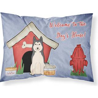 """" Caroline's Treasures Dog House Collection West Siberian Laika Spitz Fabric Standard Pillowcase BB2779Pillowcase Multicolor """"