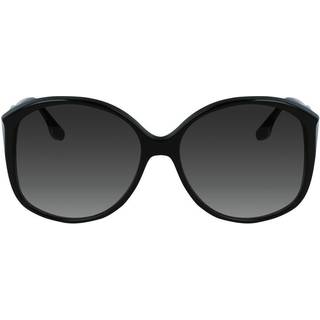 Victoria Beckham Kvinde VB629S 222 Solbriller Acetat Havana klar Grøn Rund Skygge
