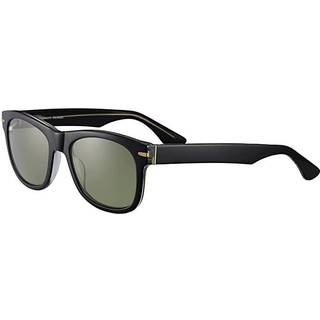 Serengeti Foyt Large Polarized SS550003 57 Solbriller Mænd Black - Shiny Black - 57mm