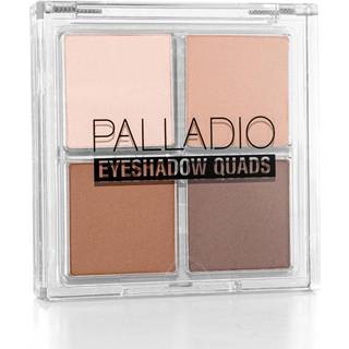 Palladio Eyeshadow Quads Fl?jlsagtig Pigmenteret Blendbar Mat Metallic & Shimmer Finishes Cream Formula Four Way Quad Eye Shadow Palette Talc-fri