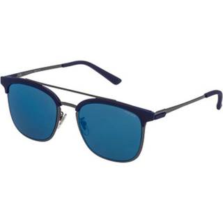 Police SPL569 568B 54 Solbriller Mænd Blue - Blue - 54mm