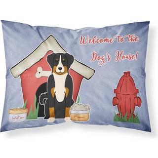"""" Caroline's Treasures Dog House Collection Appenzeller Sennenhund Fabric Standard Pillowcase BB2797Pillowcase Multicolor """"