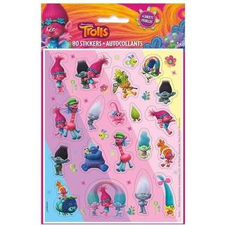 Trolls Party Sticker Sheets - Assorterede design 4 stk