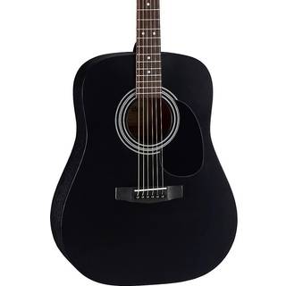 Cort AD810 Black Satin Dreadnought Guitar