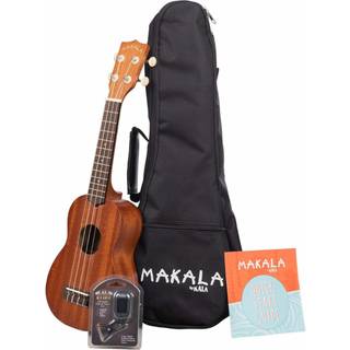 Kala Brand Music Co. 4-String Ukulele Natural Soprano (MK-S/Pack)