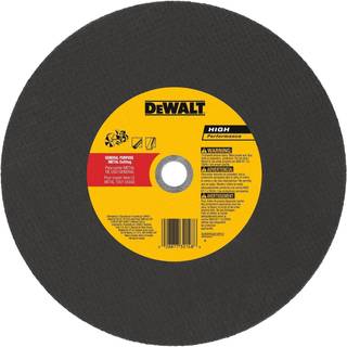 DEWALT DW8021 14 """" X 5/32 """" X 20mm Metalskæring Højhastighedsafskæringshjul