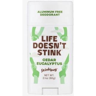Naturlig organisk deodorantpind med cedertræ og eukalyptus kokosnøddeolie og bivoks aluminiumfri deodorant af stinkbug naturals 2.1 ounce