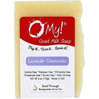 O min! Gedemælk sæbe bar 6oz | Lavet med gårdfrisk gedemælk | Fri for parabener og mere | Håndlavet USA