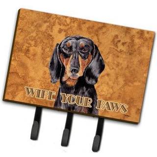 """" Caroline's Treasures SC9139TH68 Dachshund T?r dine poter i snor eller n?gleholder stor flerfarvet """"