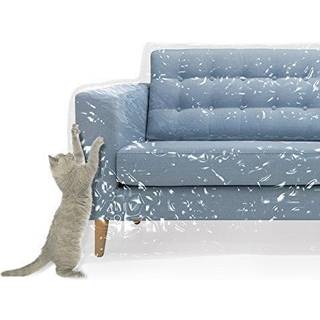 Plastic Couch -d?kning til k?ledyr | Cat Scratching Protector Clawing Deterrent | Tungt vandafvisende tyk klar vinyl | Sofa Slipover til bev?gels