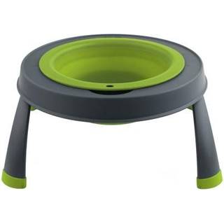 Dexas Popware til kledyr Single Elevated Pet Feeder Large Gr/Grn
