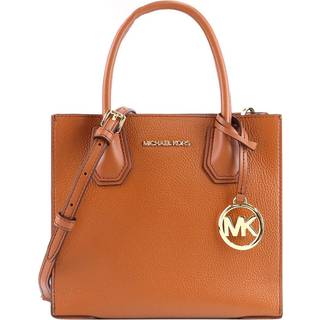 MK Mercer Medium Pebbled Leather Crossbody Bag - Brown - Michael Kors - ONE SIZE