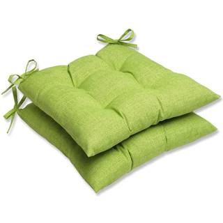 Pillow Perfect Pompeji Solid indend?rs/udend?rs kurvepulstat Pude Reversibelt vejr og fade resistent firkantet hj?rne - 18,5 """" X 19 """" Gr?n 2 t?
