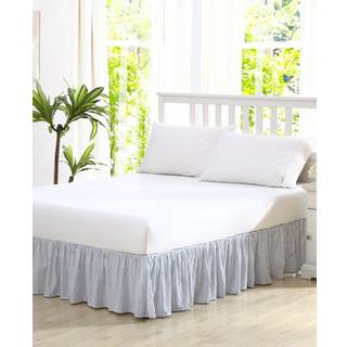 Laura Ashley Home - Cotton Ruffled Bedskirt Letv?gtshusindretning med klassisk stil (Blue Queen)