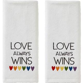 SKL Home Love vinder altid h?ndkl?des?t 25 """" x 16 """" 2 t?lling
