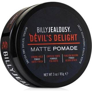 Billy jalousi djævelens glæde matte pomade for mænd tilføjer volumen og definition stærk hold vandbaseret formel med sort peber sandeltræ duft 3