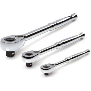 Tekton 1/4 3/8 1/2 tommer Drive Quick-Release Ratchet Set (3-delt) | SRH91100
