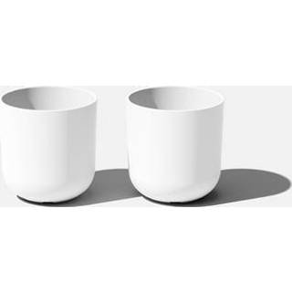 Veradek Mason Series Lima Planter - Round Planter til indend?rs eller udend?rs veranda/have | Lavet af plast og beton med dr?ningshuller | Modern