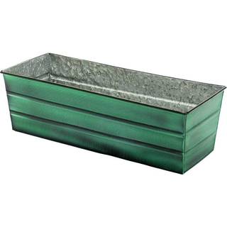 Achla design VFB-05 medium gr?n galvaniseret st?lvindue blomsterboks