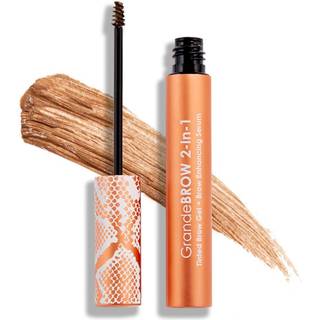 Grande Cosmetics GrandeBROW 2-In-1 Tinted Brow Gel + Brow Enhancing Serum Dark