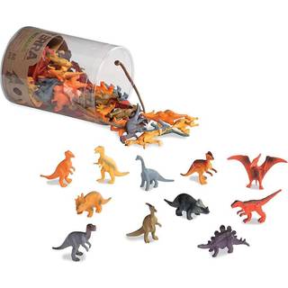 Dyrefigurer i spand - Dinosaurer, 60 stk