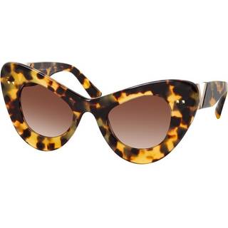 Valentino Kvinde VA4090 503613 Outlet solbriller Plast Brun Brun Cat Eye Skygge