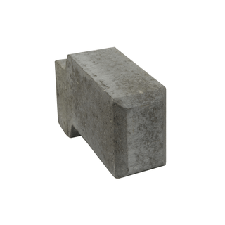 IBF Danblokke ½-blok Grå - 17x12,5x33cm