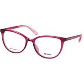 Fossil FOS 7144/G IY1 54 Briller Kvinder Krystalklar - Transparent Burgundy - 54mm