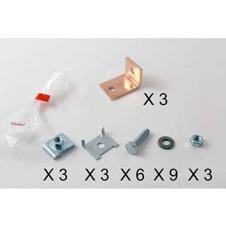 Cubic Tilslutningslasker, 630a, sæt, 3p