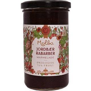 Rømer Jordbær og Rabarber marmelade, Økologisk - 290 g.