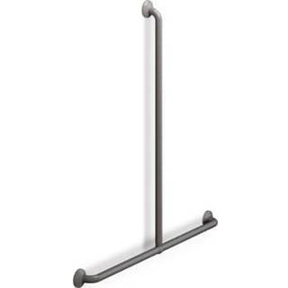 Pressalit Plus håndgreb/brusestang, 1000 x 1090 mm, antracitgrå