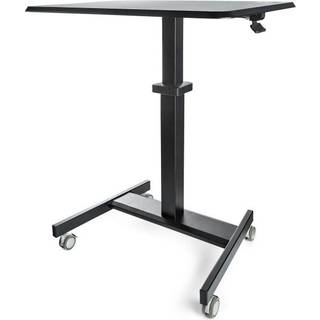 STARTECH MOBILE STANDING DESK - PORTABLE SIT STAND ERGONOMIC ROLLING CART RACK