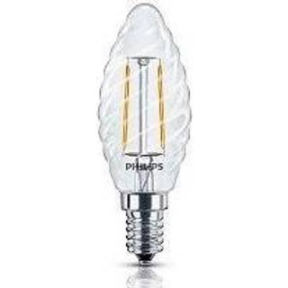 Philips LED Kerte Pærer Rillet 25 W E14 - Klar