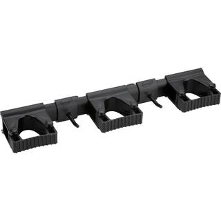 Vikan Fleksibelt vægophøngssystem Sort 420 mm 3 x gummibånd 2 x krog (10119)