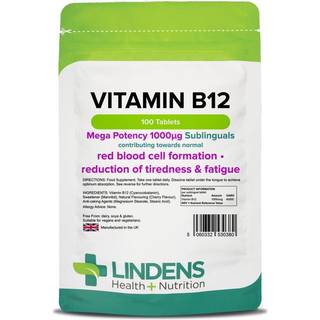 Vitamin B-12 (methylcobalamin) (100 tabletter, 1000mcg)