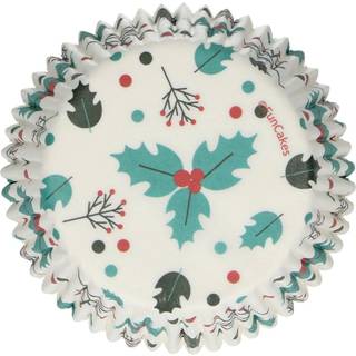 Holly Leaf Muffinsforme - 48 stk, FunCakes