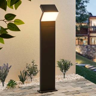 Arcchio LED-gadelampe Havin, antracit, metal, 100 cm