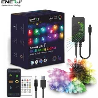 ENER-J 5 m Smart Wi-Fi RGB LED-lysstrenge