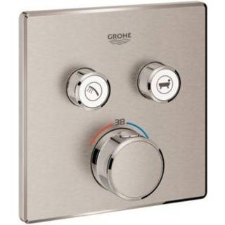 Grohe Grohtherm SmartControl termostatbatteri 158x158mm 2vent Supersteel