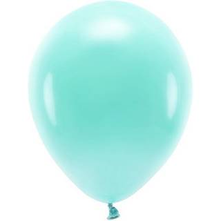 10 stk. Økologiske balloner mørk mint 12" - Biologisk nedbrydelig festpynt i høj kvalitet