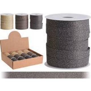 Gavebånd M. Glitter Grå/Brun