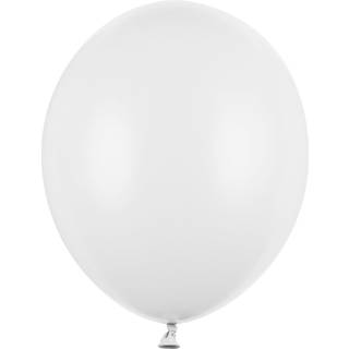 100 stk. Latexballoner hvid 10" - Luksus kvalitet til fest og dekoration