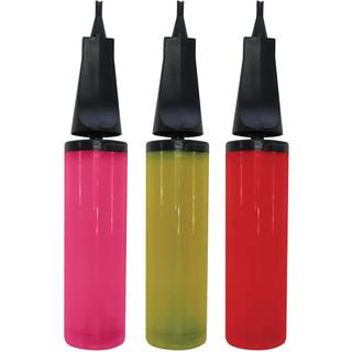 Ballonpumpe - Plastik 29 cm ASS. Farver - 711036