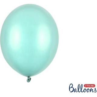 10 stk. Latexballoner lysegrøn perle metallic 10" – Luksus til fest og dekoration