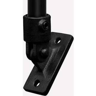 Clarrods Clamps CL169 justerbart basebeslag, sort, Ø26,9 mm