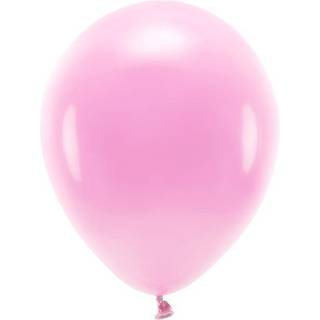 10 stk. Økologiske balloner pink 12" - Biologisk nedbrydelige til fest og dekoration
