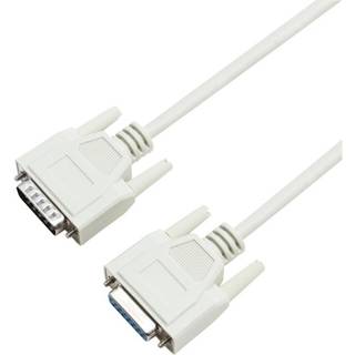Eletra DB15 DC M - F 3M kabel, grå ➞ På lager - klar til levering