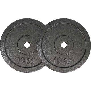 Slazenger Vægtskiver - 2 x 10 kg / ø28 mm