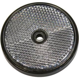 Refleks rund hvid diameter 68mm 2stk