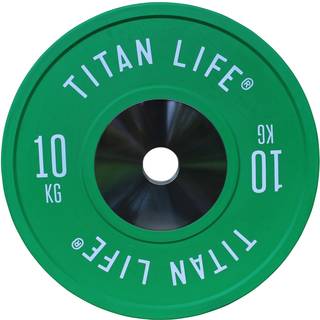 Titan Life PRO Elite Bumper Plates, Vægtskiver Bumper Vægt 10 kg